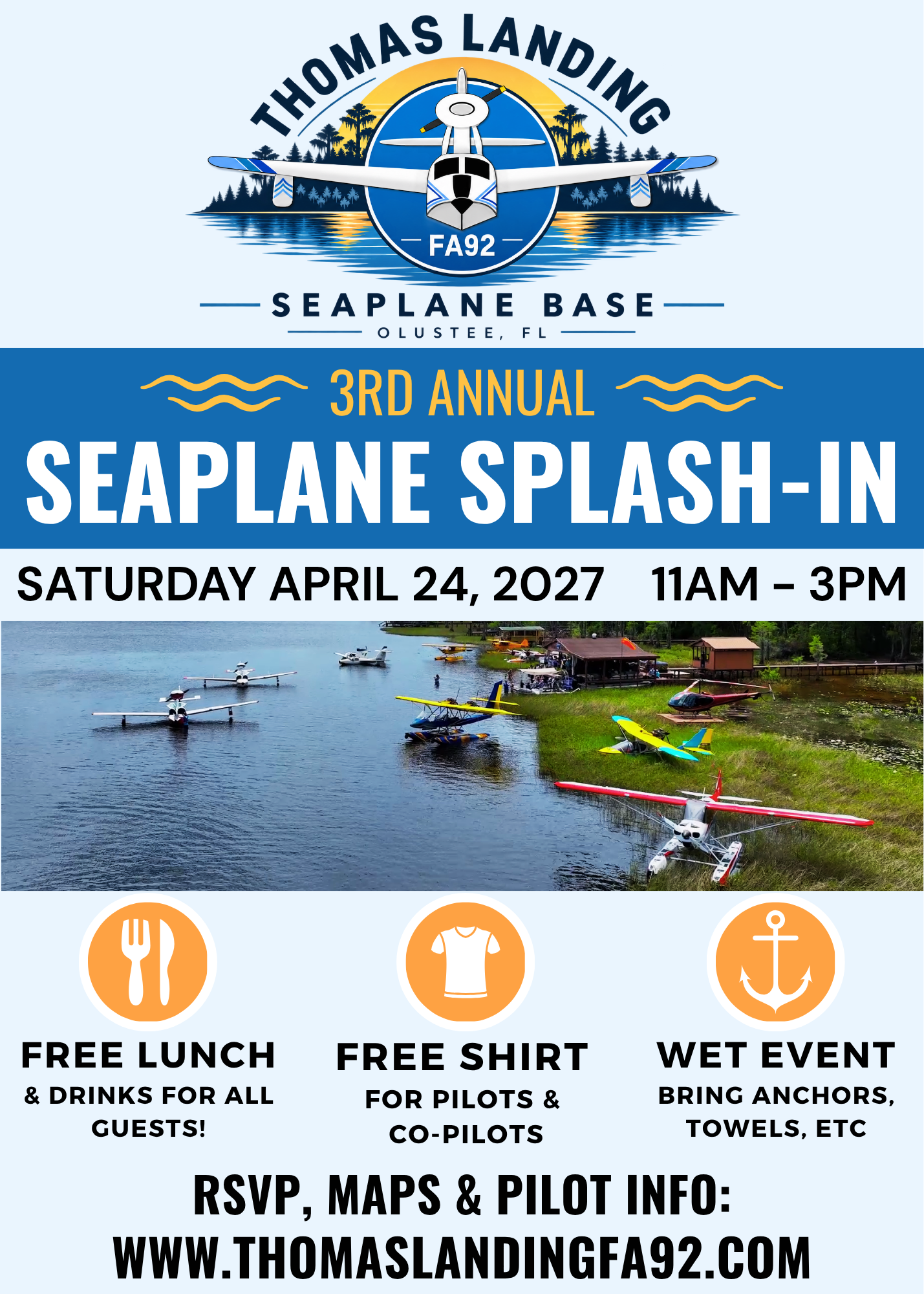 2027 Splash-in Event Flyer